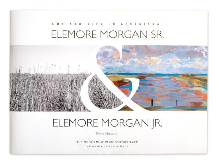 Book design for artists Elemore Morgan Sr. and Elemore Morgan Sr. for Ogden Museum of Southern Art.