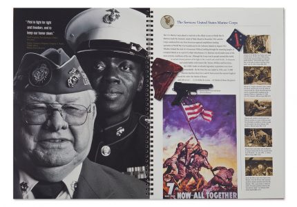 Brochure design for expansion of The National WWII Museum.